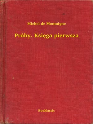 cover image of Próby. Księga pierwsza